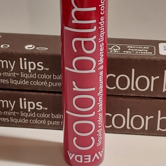 AVEDA Feed My Lips Pure Nourish-Mint Liquid Color Balm *MARASCHINO* - Picture 3 of 5